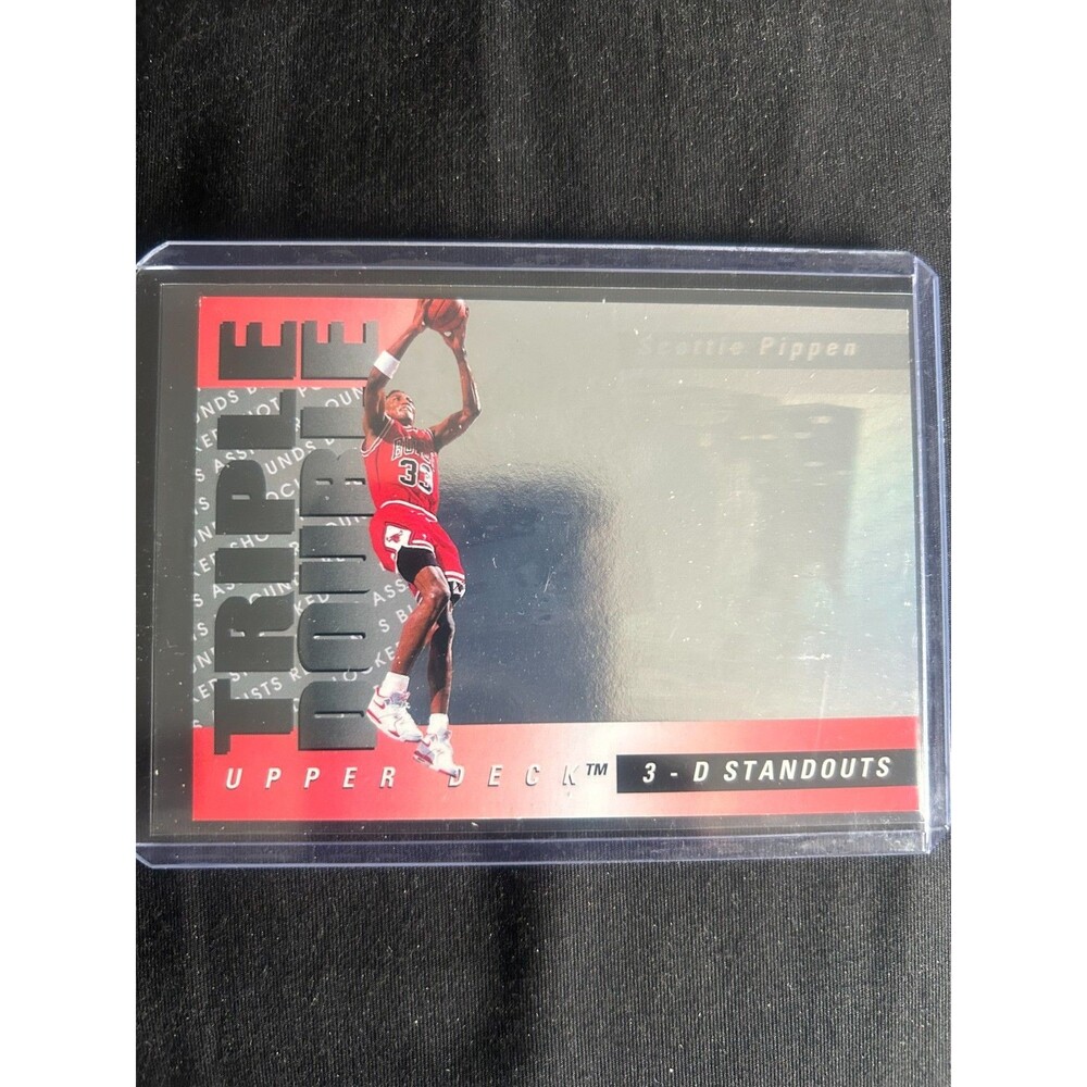 1993 Upper Deck SCOTTIE PIPPEN  3-D Standouts Hologram # TD3